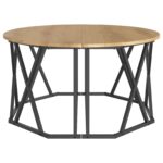 vidaXL Konferenčný stolík Remeselný dub 80 x 80 x 42 cm – Obrázok 6