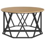 vidaXL Konferenčný stolík Remeselný dub 80 x 80 x 42 cm – Obrázok 7
