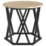 vidaXL Hniezdiace vedľajšie stolíky 3 ks Sonoma Dub Drevotriesková doska – Obrázok 7