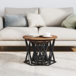 vidaXL Sada stolíkov 3 ks - Staré drevo, Inžinierované drevo – Obrázok 4