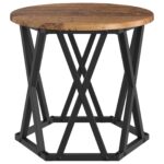 vidaXL Sada stolíkov 3 ks - Staré drevo, Inžinierované drevo – Obrázok 7