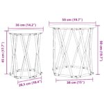 vidaXL Bočné stoly 2 ks Čierny dub z MDF – Obrázok 11