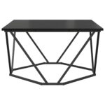 vidaXL Konferenčný stolík Čierny Dub 80x80x45 cm Zhotovený z dreva – Obrázok 6