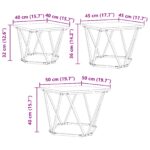 vidaXL Nočné stolíky 3 ks Sonoma dub z MDF – Obrázok 10