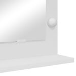 vidaXL Zrkadlo s LED svetlami Biela 60x55x18 cm – Obrázok 6