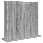 vidaXL Kozmetické zrkadlo s LED osvetlením Šedá Sonoma 60x55x18 cm – Obrázok 5