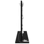 vidaXL Zrkadlo s LED osvetlením Čierny dub 80x55x18 cm – Obrázok 4