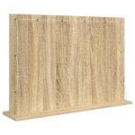 VidaXL toaletné zrkadlo Sonoma dub Kompozitné drevo, Sklo 80 x 55 x 18 cm – Obrázok 5