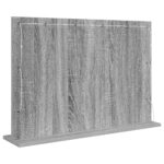 vidaXL Zrkadlo na toaletný stolík Sivá sonoma Drevotrieska 80 x 55 x 18 cm – Obrázok 5