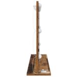 vidaXL Zrkadlo na toaletný stolík Staré drevo Pevné recyklované drevo a sklo – Obrázok 4