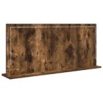 VidaXL Zrkadlo s LED svetlami, dymový dub 100x45x18 cm – Obrázok 5