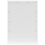 vidaXL Zrkadlo s LED osvetlením Biele 70x50x18 cm – Obrázok 4