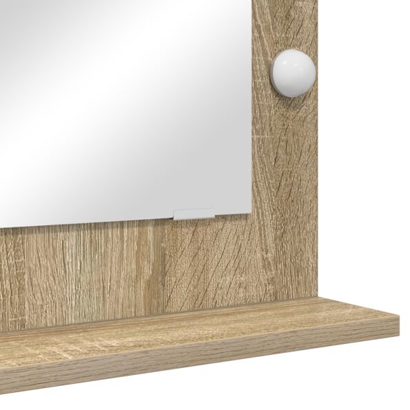 868335_5.jpg vidaXL Zrkadlo na toaletný stolík Sonoma oak MDF, Sklo 70 x 50 x 18 cm – Obrázok 5