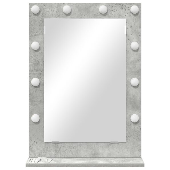 vidaXL Zrkadlo na toaletku Betónová sivá Betón 70 x 50 x 18 cm Zrkadlo – Obrázok 3