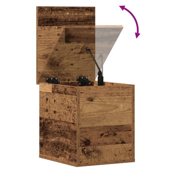 868693_10.jpg vidaXL Úložná truhla s viečkom Staré drevo 30x35x35 cm Zosilnené drevo – Obrázok 10