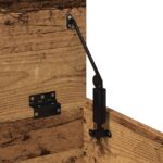 vidaXL Úložná truhla s viečkom Staré drevo 30x35x35 cm Zosilnené drevo – Obrázok 9