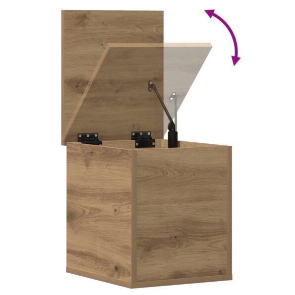 vidaXL Úložná Bedňa Artisan Dub 30x35x35 cm Zložené Drevo – Obrázok 10
