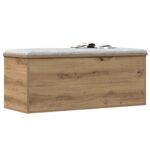 vidaXL Úložná truhla Artisan Dub 90x35x35 cm - Vyrobené z dreva – Obrázok 3