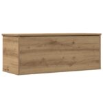 vidaXL Úložná truhla Artisan Dub 90x35x35 cm - Vyrobené z dreva – Obrázok 5