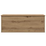 vidaXL Úložná truhla Artisan Dub 90x35x35 cm - Vyrobené z dreva – Obrázok 6