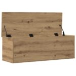 vidaXL Úložný box Artisan Oak 102x35x35 cm Zložený z drevotriesky – Obrázok 5