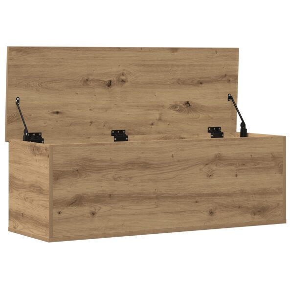 vidaXL Úložný box Artisan Oak 102x35x35 cm Zložený z drevotriesky – Obrázok 5
