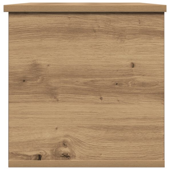 vidaXL Úložný box Artisan Oak 102x35x35 cm Zložený z drevotriesky – Obrázok 7