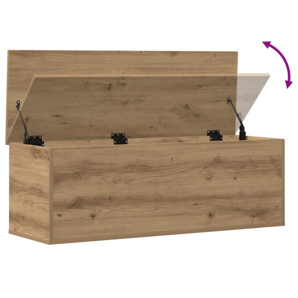 vidaXL Úložný box Artisan Oak 102x35x35 cm Zložený z drevotriesky – Obrázok 9