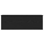 vidaXL Úložná truhla, čierny dub, 102x35x35 cm, z dreva – Obrázok 7