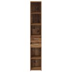 vidaXL Highboard Staré Dřevo 30x42,5x185 cm Stavebné Dřevo – Obrázok 6