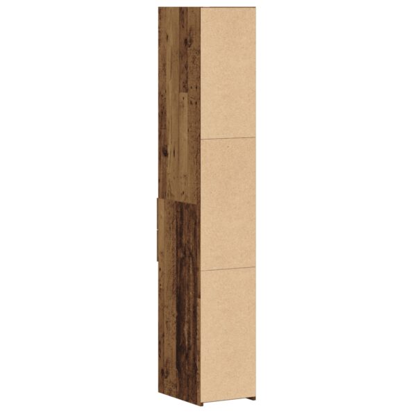 vidaXL Highboard Staré Dřevo 30x42,5x185 cm Stavebné Dřevo – Obrázok 8