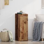 vidaXL Komoda Staré Dřevo 30x42,5x93 cm Zariadené Drevom