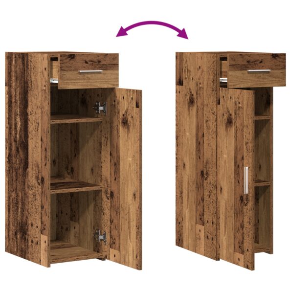 vidaXL Komoda Staré Dřevo 30x42,5x93 cm Zariadené Drevom – Obrázok 11