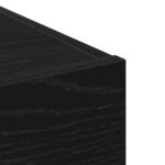 vidaXL Komoda čierny dub 30x42,5x93 cm z technického dreva – Obrázok 8