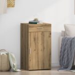 vidaXL Bočný stôl Artisan Voňavý Dub 30x42,5x93 cm z inžinierstva dreva