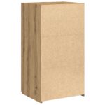 vidaXL Bočný stôl Artisan Voňavý Dub 30x42,5x93 cm z inžinierstva dreva – Obrázok 5