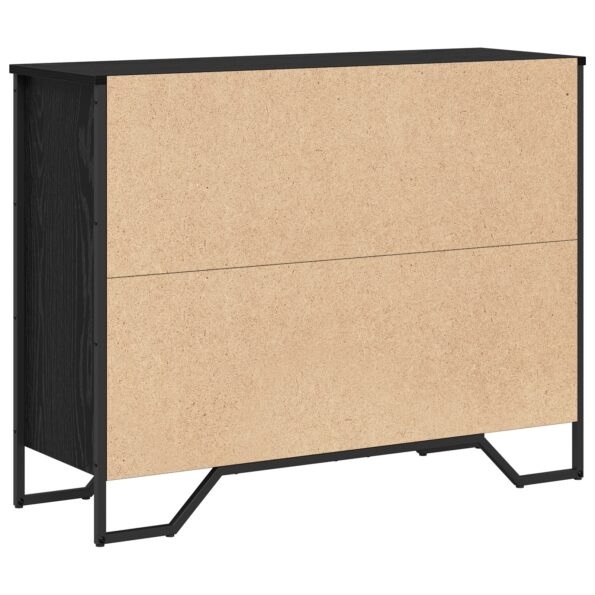 868778_8.jpg vidaXL Komoda čierna dubová 97x32,5x74,5 cm inžinierske drevo – Obrázok 8