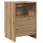 vidaXL Zásuvkový kabinet Dubový masív 40x37x59 cm Inžinierske drevo – Obrázok 8