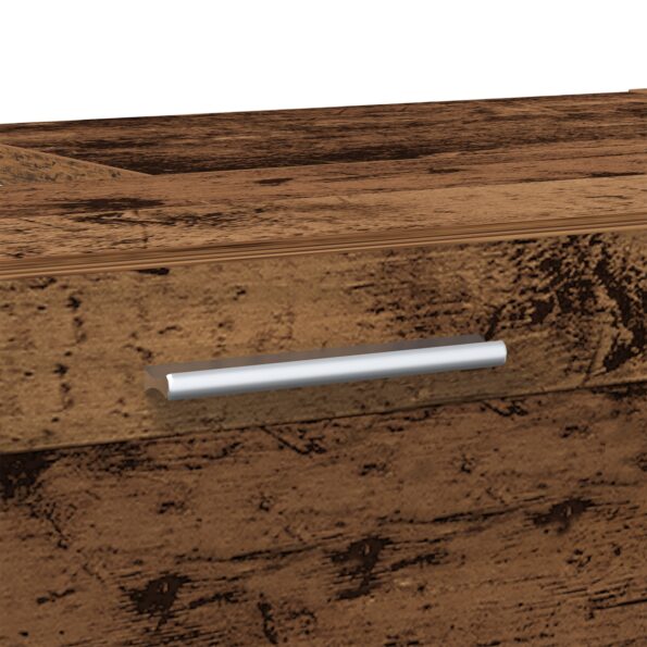 vidaXL Pult na umývadlo Staré drevo 78x37x59 cm Vyrobené drevo – Obrázok 11