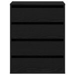 vidaXL Komoda Čierny Dub 60x41x76 cm Drevovláknitá doska – Obrázok 7