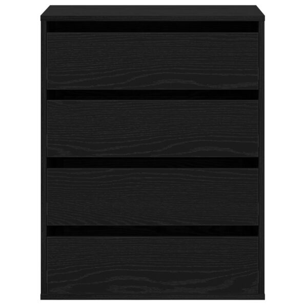 vidaXL Komoda Čierny Dub 60x41x76 cm Drevovláknitá doska – Obrázok 7