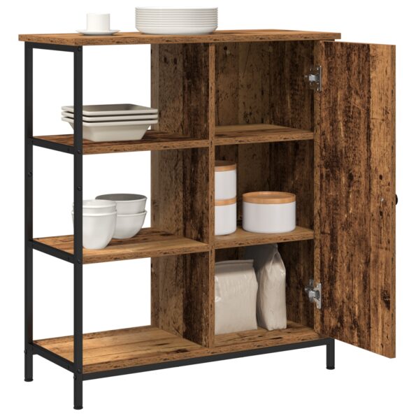 vidaXL Komoda Staré Drevo 70x30x80 cm Zanášané Drevo – Obrázok 3