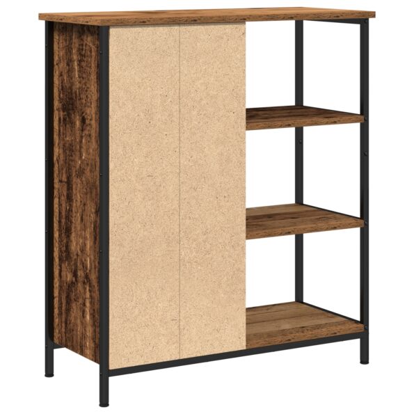 vidaXL Komoda Staré Drevo 70x30x80 cm Zanášané Drevo – Obrázok 5