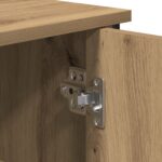 vidaXL Sideboard Artisan Oak 70x30x80 cm Zložené drevo – Obrázok 6