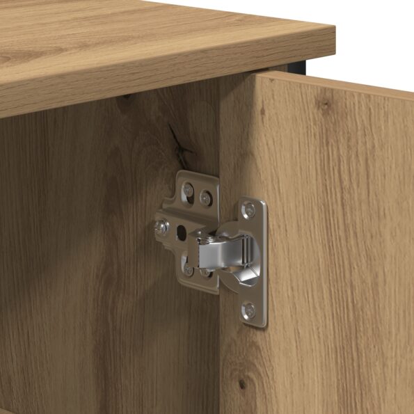 vidaXL Sideboard Artisan Oak 70x30x80 cm Zložené drevo – Obrázok 6