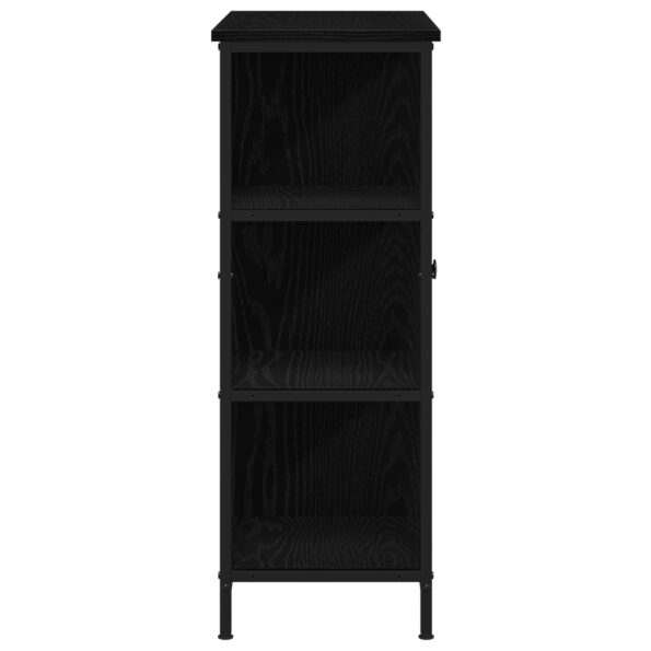 vidaXL Komoda Čierna Javor 70x30x80 cm Kompozitné drevo – Obrázok 6