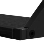 vidaXL 3-dielna polica na stenu čierny dub z drevotriesky – Obrázok 8