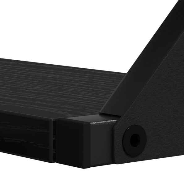 vidaXL 3-dielna polica na stenu čierny dub z drevotriesky – Obrázok 8