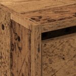 vidaXL Kabinet na topánky Staré drevo 80x21x125,5 cm Zhotovené z drevotriesky – Obrázok 9