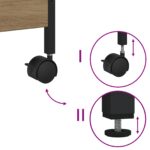 vidaXL Kuchynský vozík Artisan Oak 50x30x70 cm Kompozitné drevo – Obrázok 10